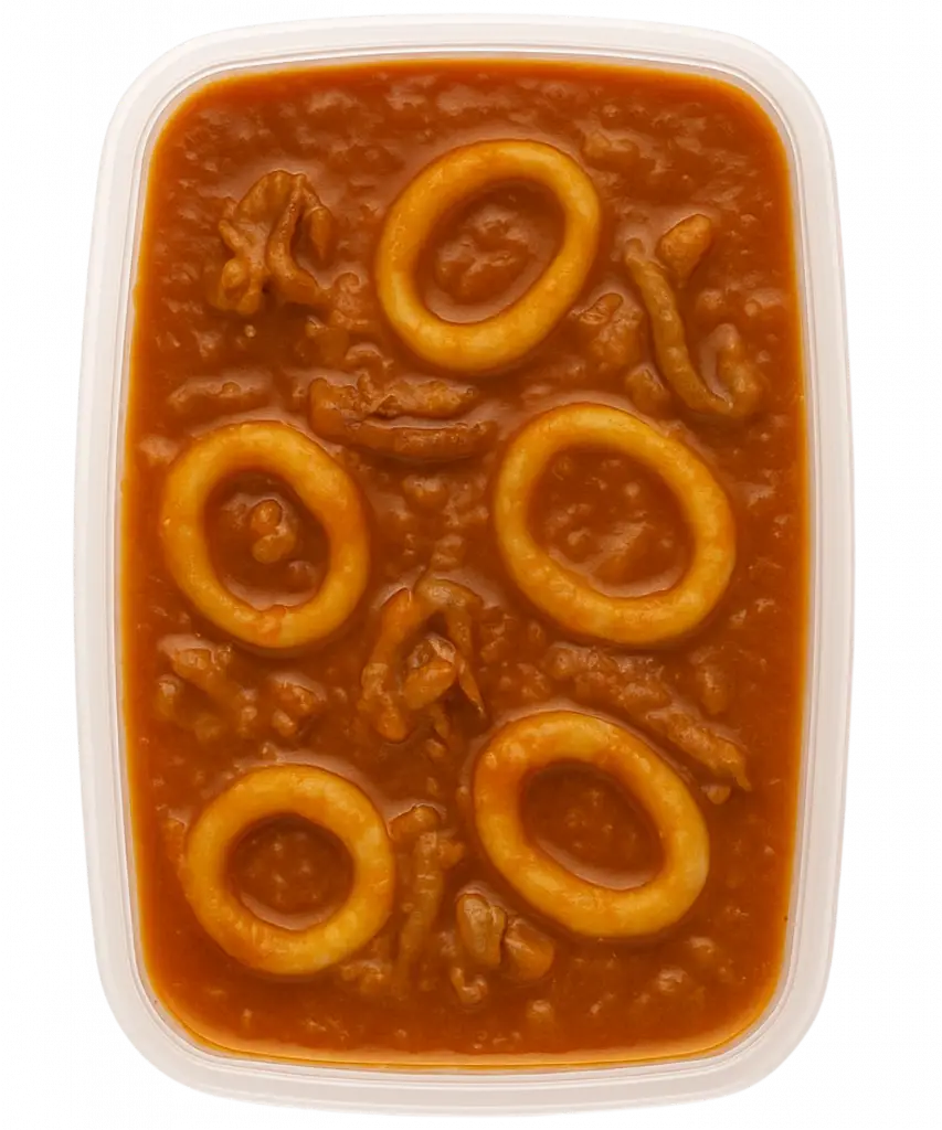 Calamares con tomate