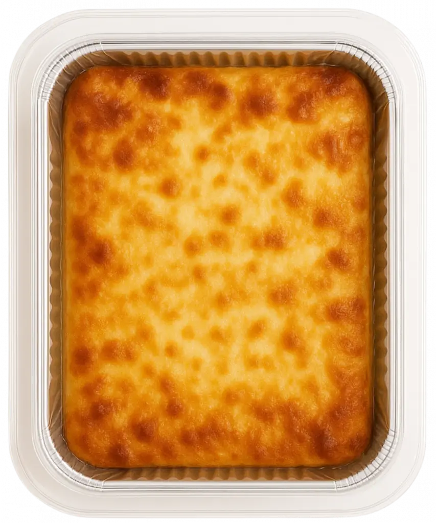 Canelones carne gratinados