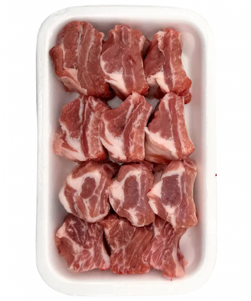 Costillejas de cerdo partidas