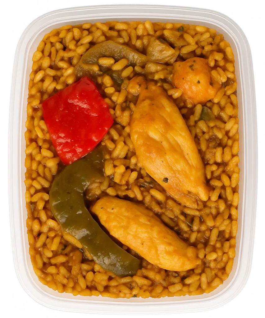 Paella de pollo
