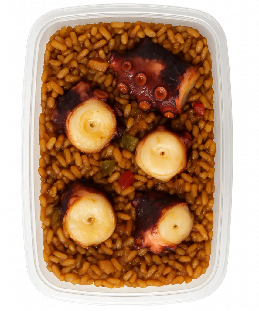 Paella de pulpo
